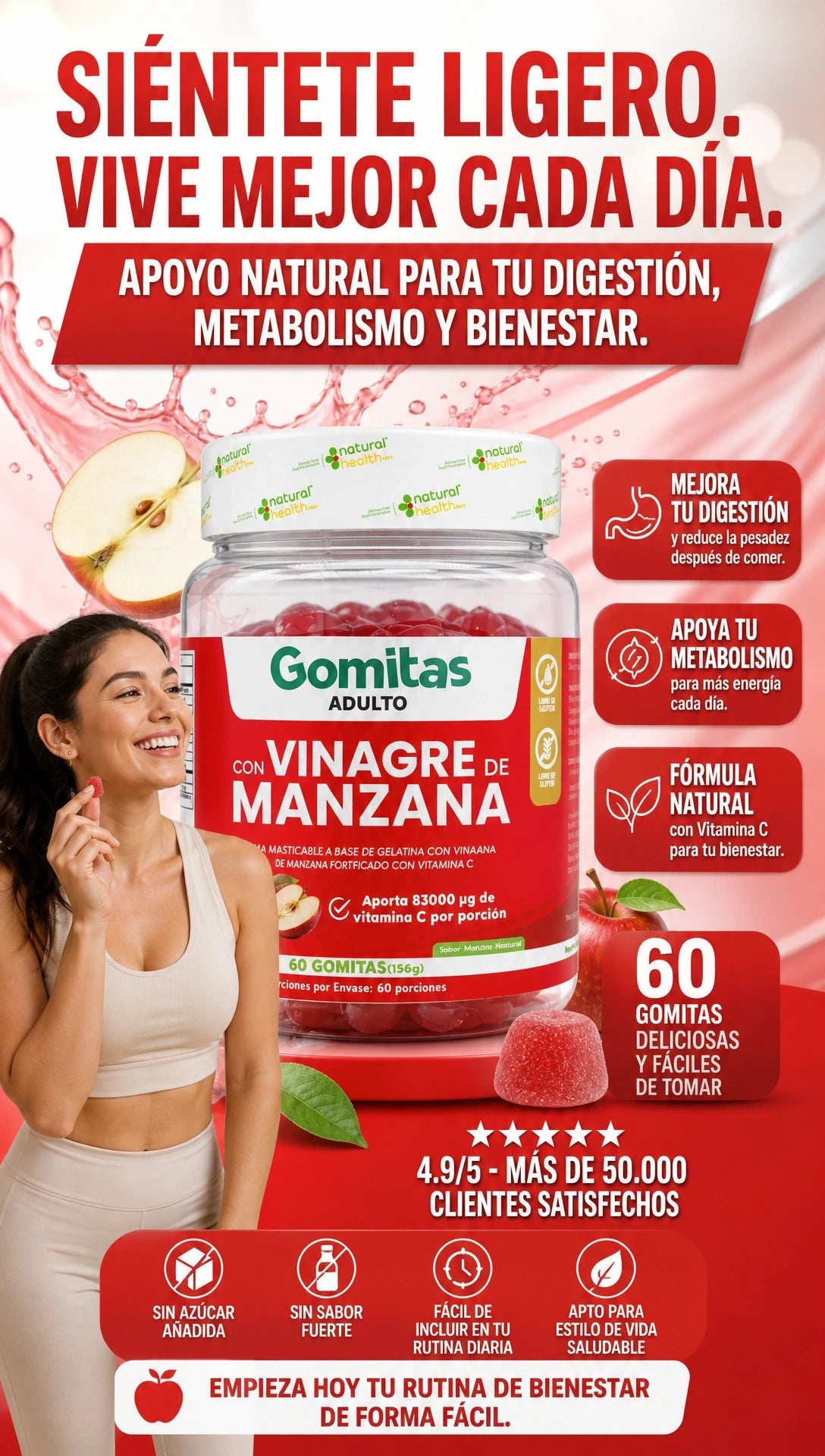 Gomas Vinagre manzana